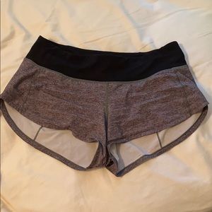 lululemon speed up shorts 2.5” inseam